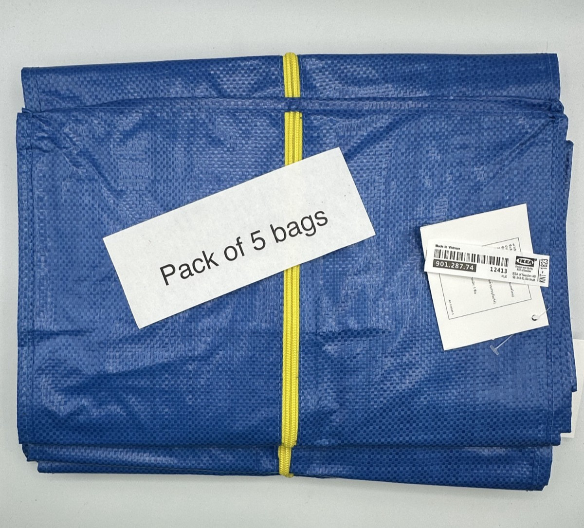 Ikea Storage Bag, Laundry - Blue -- SET of 5 NEW! Free shipping gallery