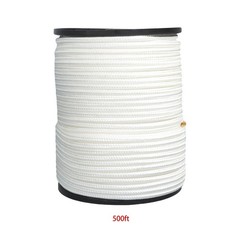 3/8″ Nylon Rope 500FT Solid Braid High UV and Abrasion Resistance Industrial
