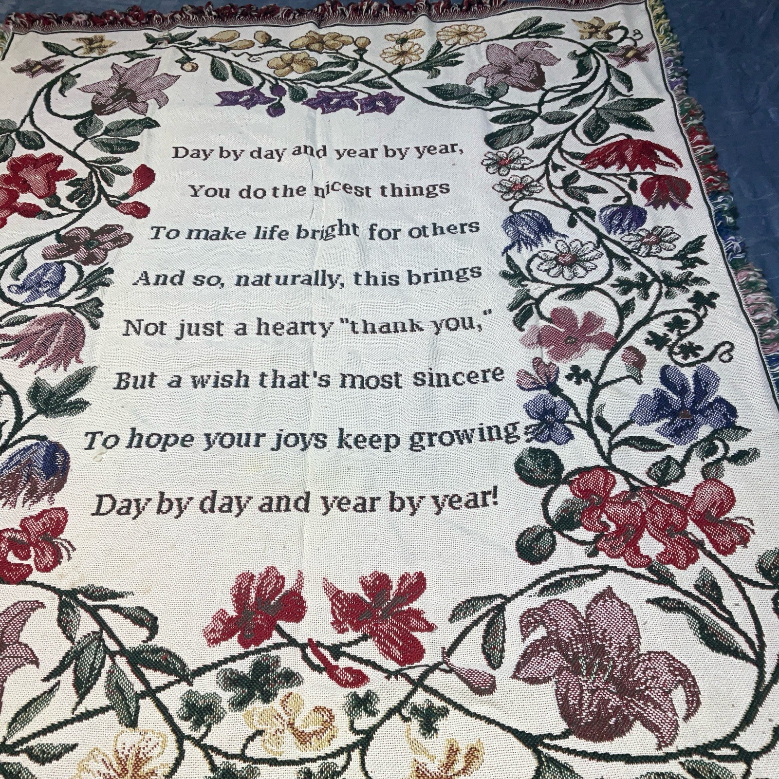 ~’thank You For Being You’’ Wall Hanging Throw Blanket 60￼X 48 ￼ ￼ gallery