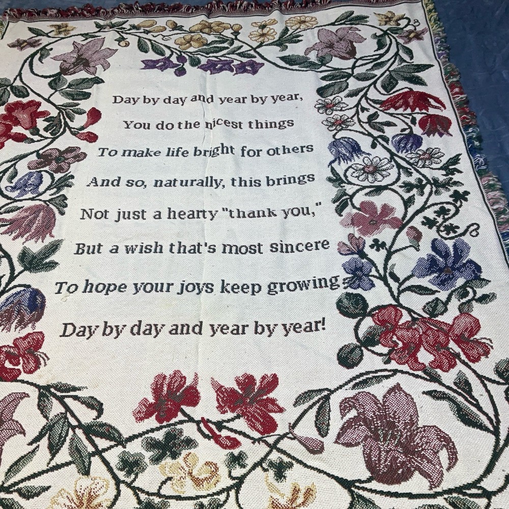 ~’thank You For Being You’’ Wall Hanging Throw Blanket 60￼X 48 ￼ ￼
