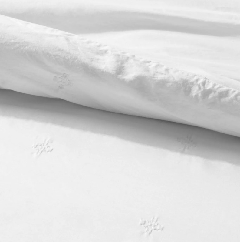 Garment Washed Embroidered Duvet Cover Set Opalhouse Twin / Twin Extra Long XL gallery
