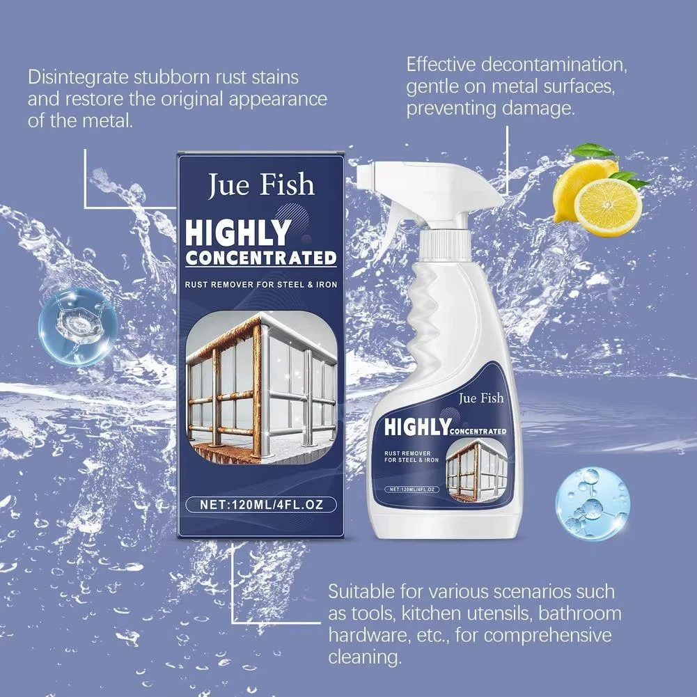 Industrial ﻿Highly Concentrated Rust Remover 120ml For Steel & Iron gallery