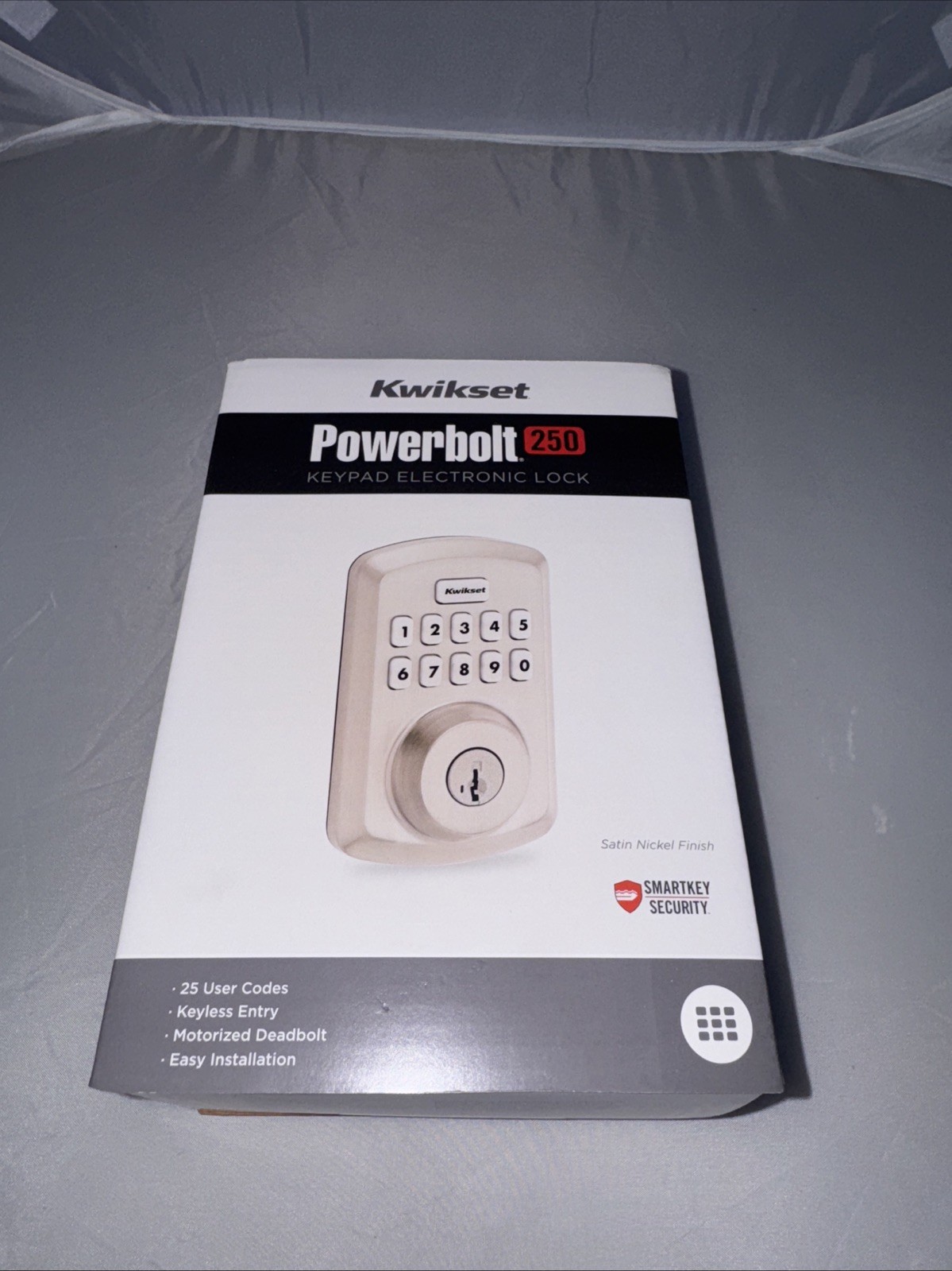 Kwikset Powerbolt 250 10-Button Keypad Satin Nickel Electronic Lock FREE SHIP gallery