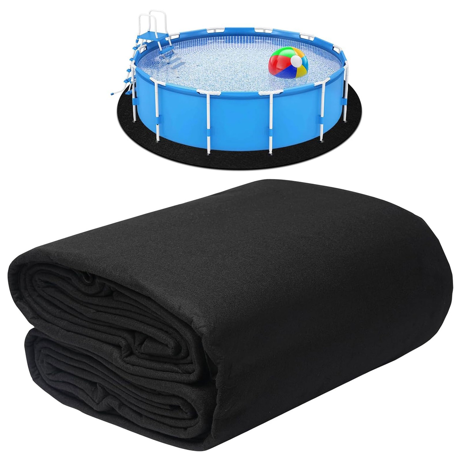 Swimline Hydrotools Above Ground Round Liner Pad, Pool Protector Mat, 18 Ft gallery