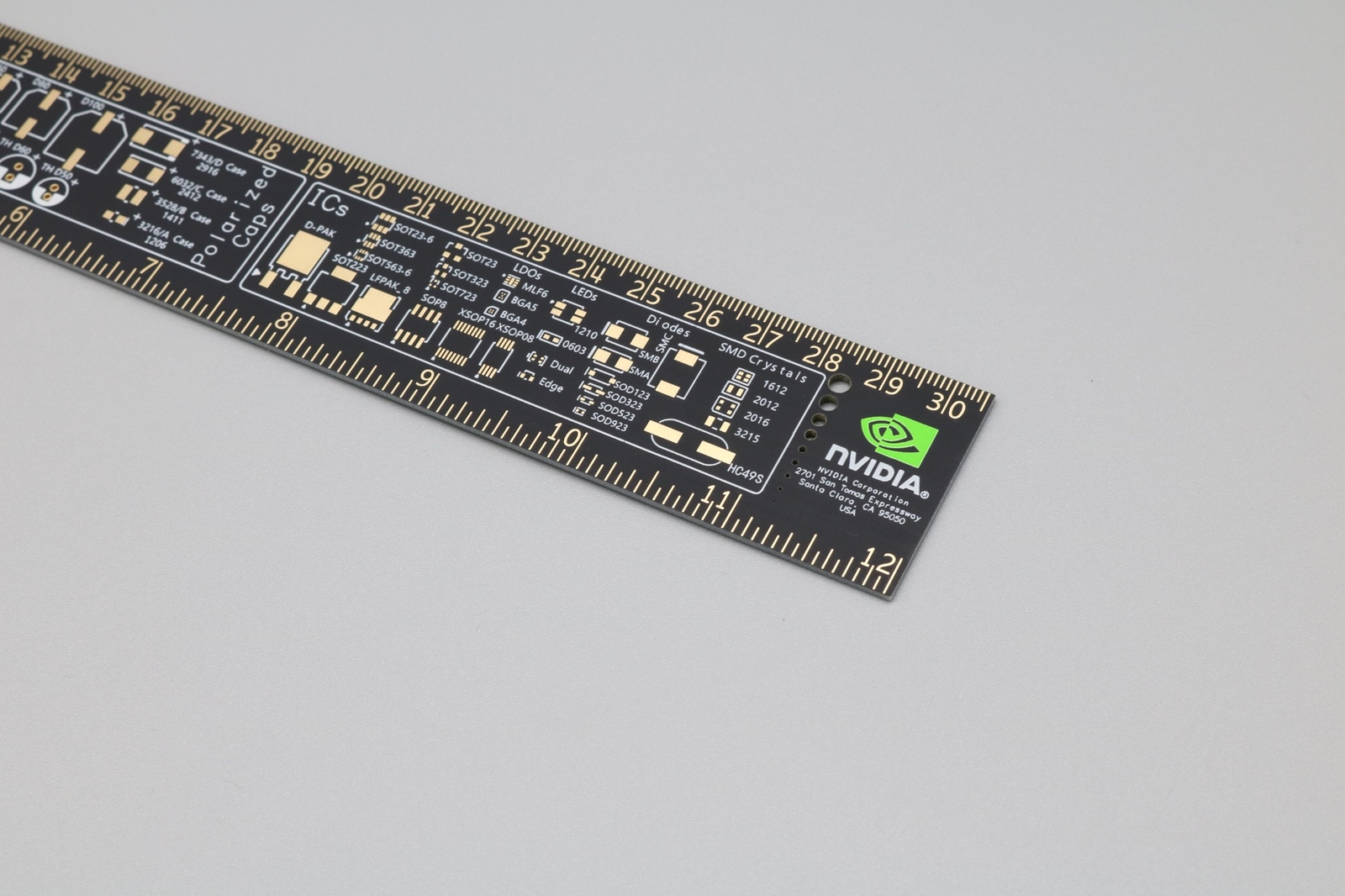 NVIDIA GeForce GTX PCB Engineering Ruler 1st Generation 12" gallery