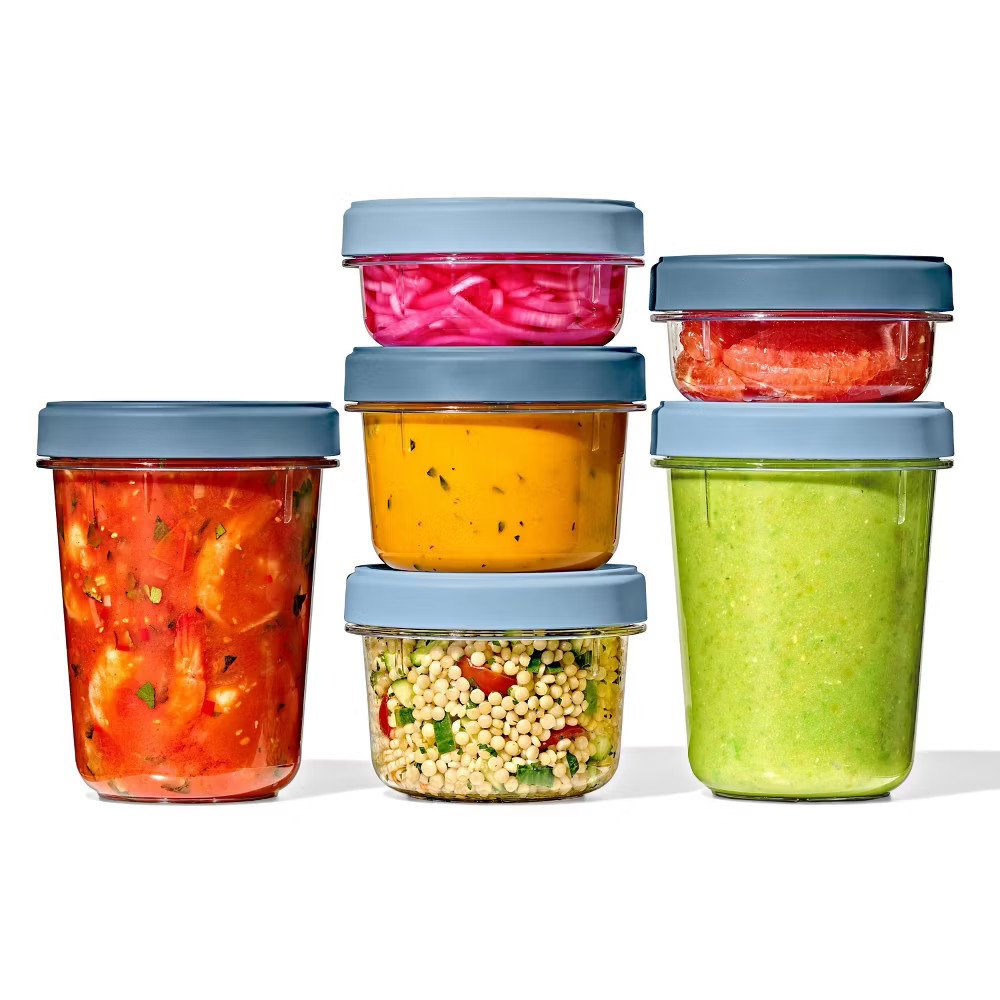 OXO 12pc Twist and Stack Food Storage Container Set gallery