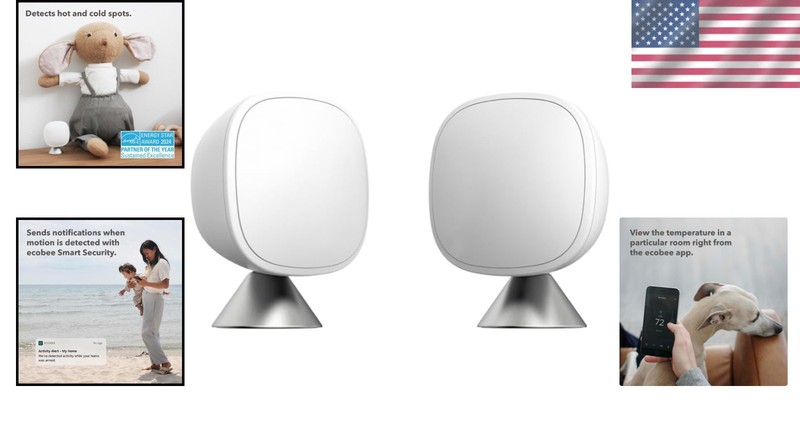 Smart Sensor 2 Pack - Battery-Powered Solution for Intelligent Home Management gallery