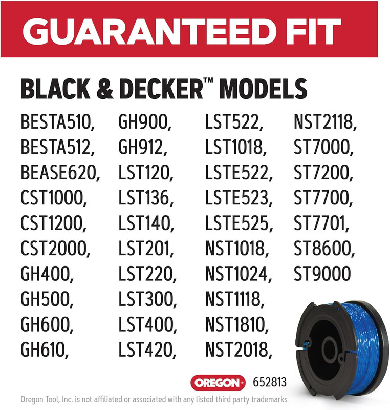 3-Pack AF100 Replacement Spool for Black & Decker & Trimmer Line, Guaranteed Fit gallery