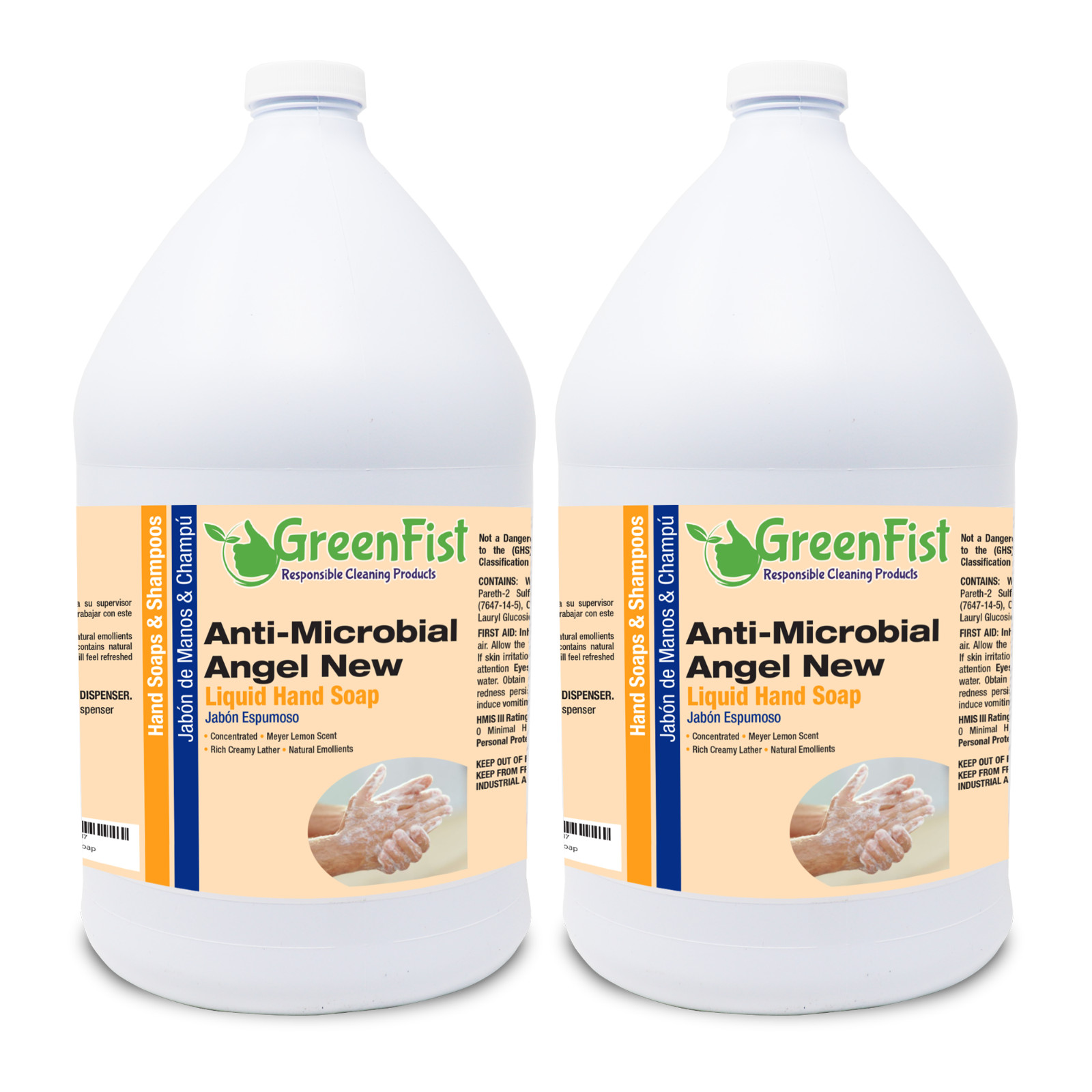 GreenFist Antimicrobial / Bacterial Lotion Liquid Hand Soap ( 2 x 1 Gallon ) gallery