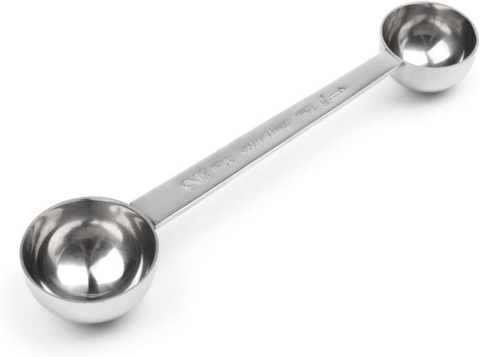 Fox Run Stainless Steel Double Coffee Scoop, 1 Tbsp./2 Tbsp. gallery