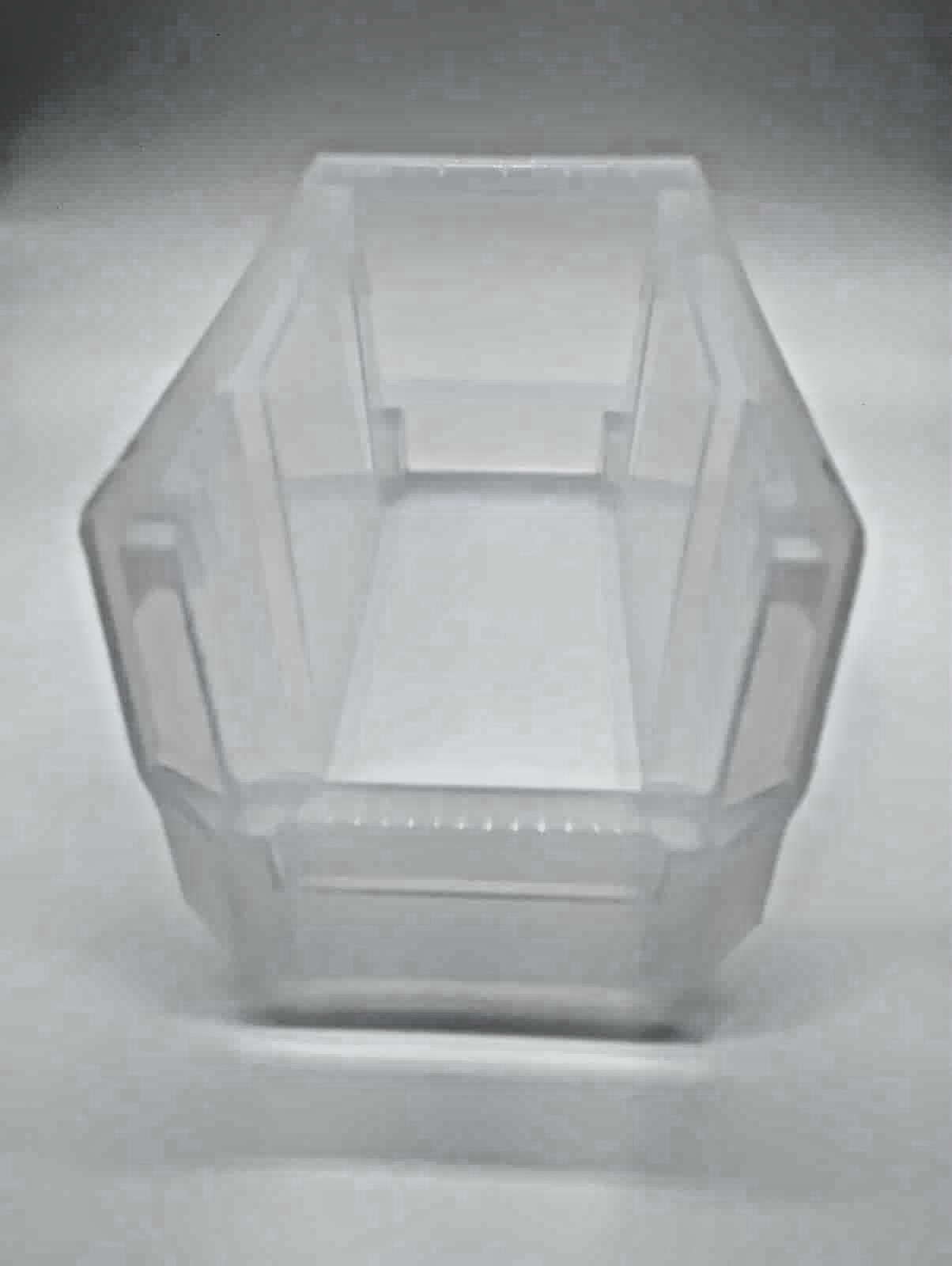 Transparent Plastic Stackable Storage Bins 10.9x5.5x5.1" Organizer, Clear, VEVOR gallery