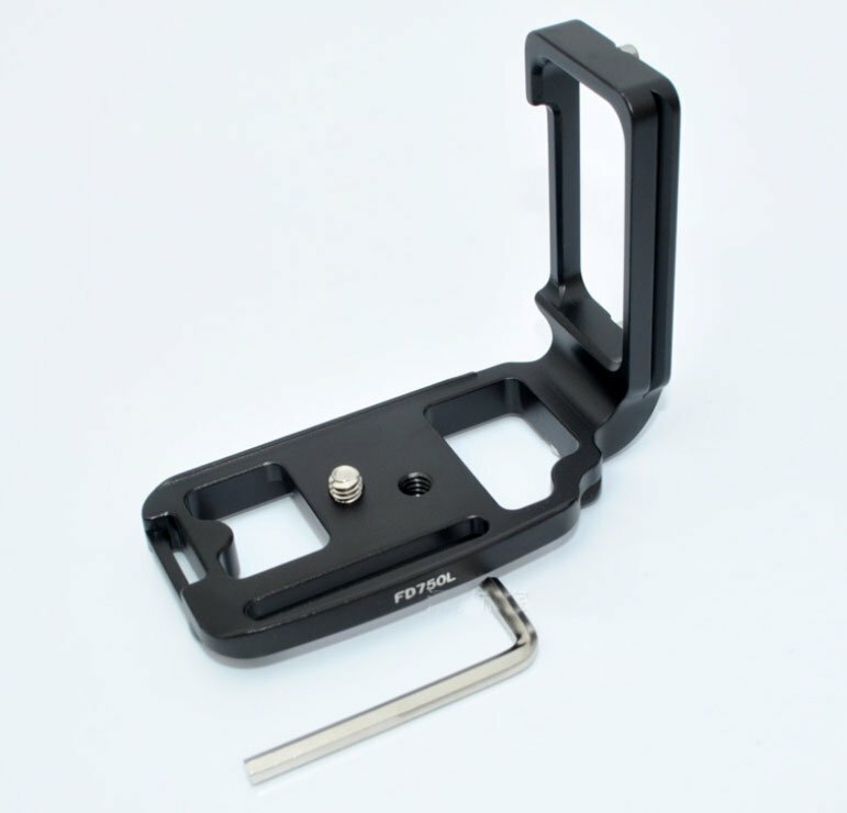 New Metal Hand Grip Vertical L Plate Bracket For Nikon D750 Camera gallery