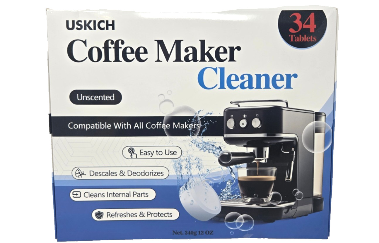 Uskich Universal Coffee Maker Cleaner (Unscented), 34 Tablets gallery