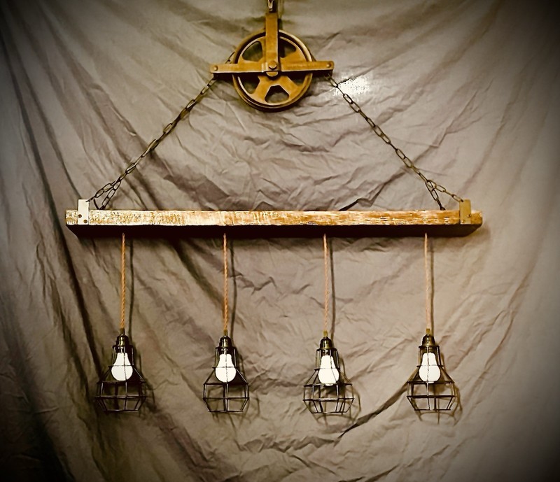 Rustic Light Fixture. Reclaimed Barn Wood. For Decorative Use. gallery