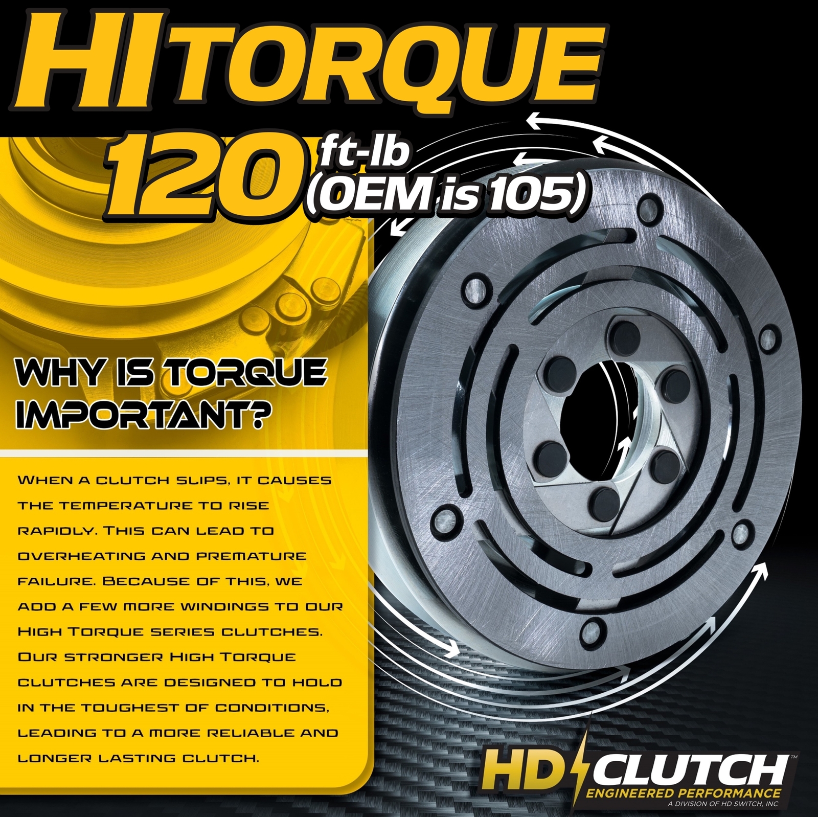 HiTorque 120ftlb(OEM105) PTO Clutch for Toro 265-6 265-H 267-H 268-H 269-H 270-H gallery