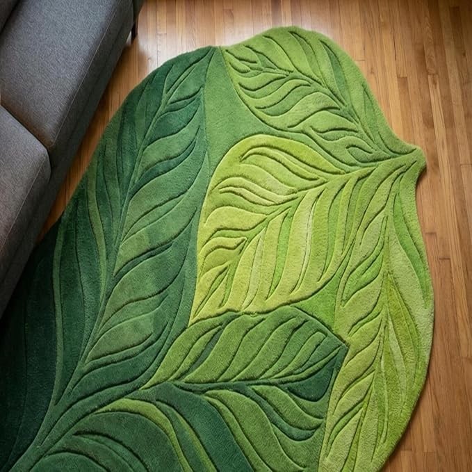 Hand Tufted Carpet Premium Wool Abstract Irregular Shape Anti -Skid Area Rug gallery
