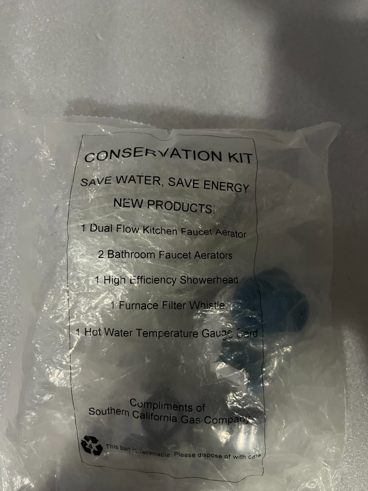 New Water Conservation Kit (Showerhead, Kitchen & Bathroom Faucet Aerators...) gallery