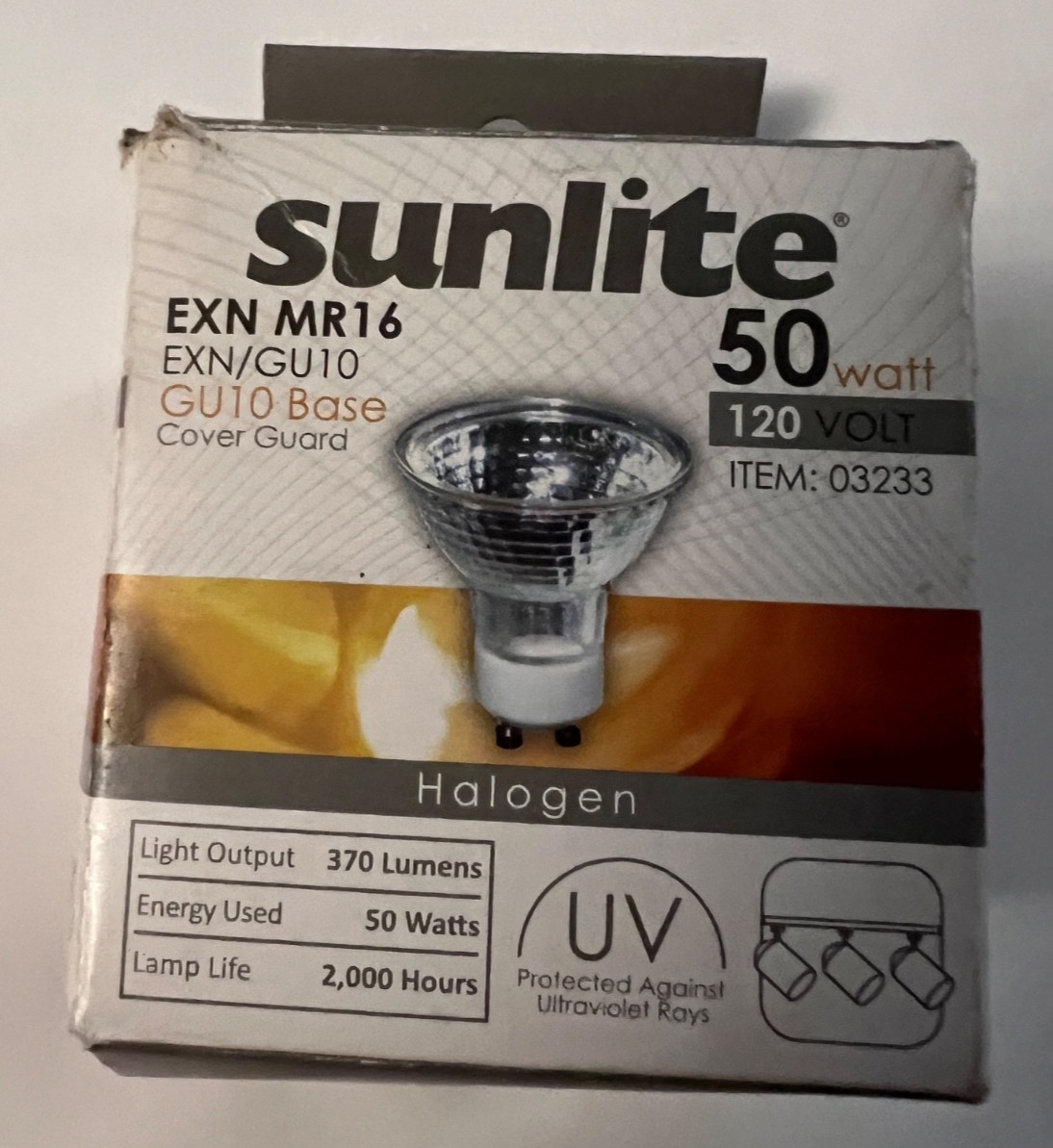 One (1) Sunlite Manufacturing Halogen Bulb MR 16 50 Watt gallery