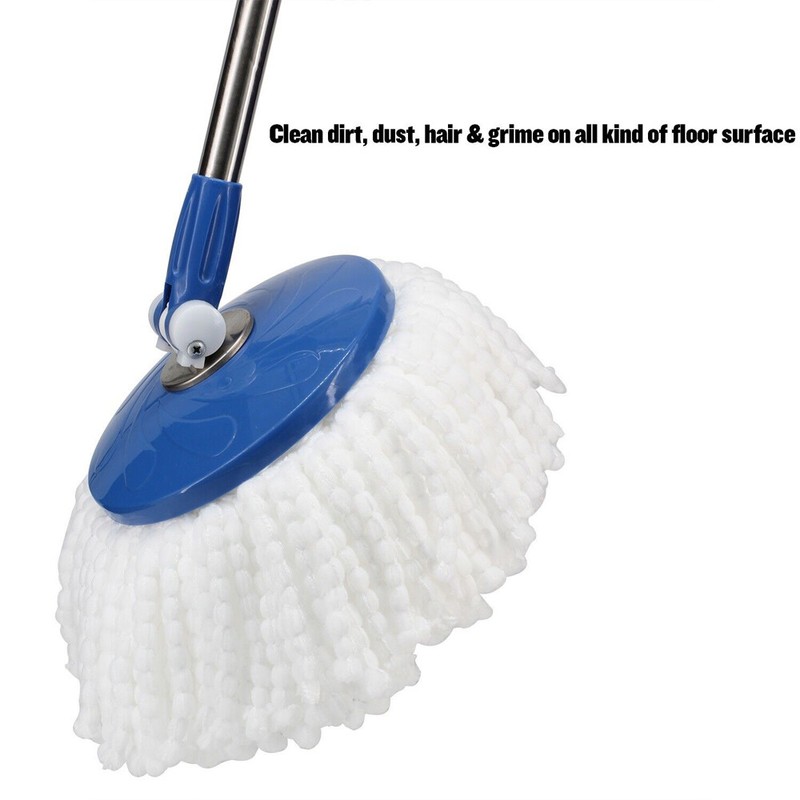 2-6 Pack Replacement Microfiber Mop Head Refill For Spin Mop 360° Easy Cleaning gallery