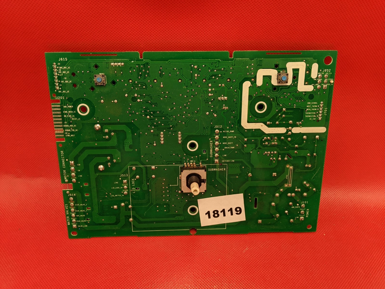 GE WASHER CONTROL BOARD 290D2226G003 WD-18119 gallery