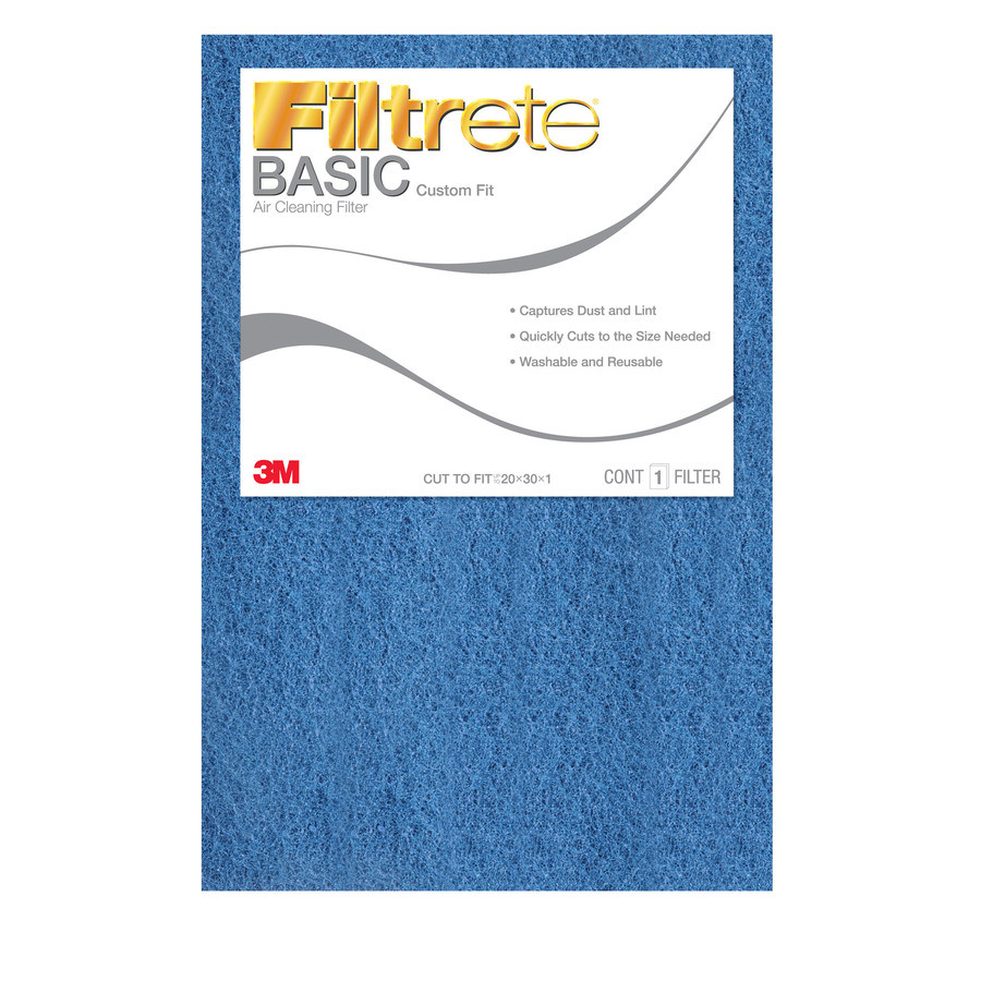 Custom Cut-To-Size Adjustable Basic Air-Filter Replacement Pad Furnace Washable gallery