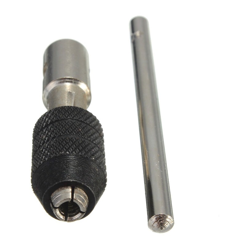 T-Handle Tap Wrench Chuck Type Capacity M3-M6 1/8"-1/4" Adjustable Hand Tool gallery