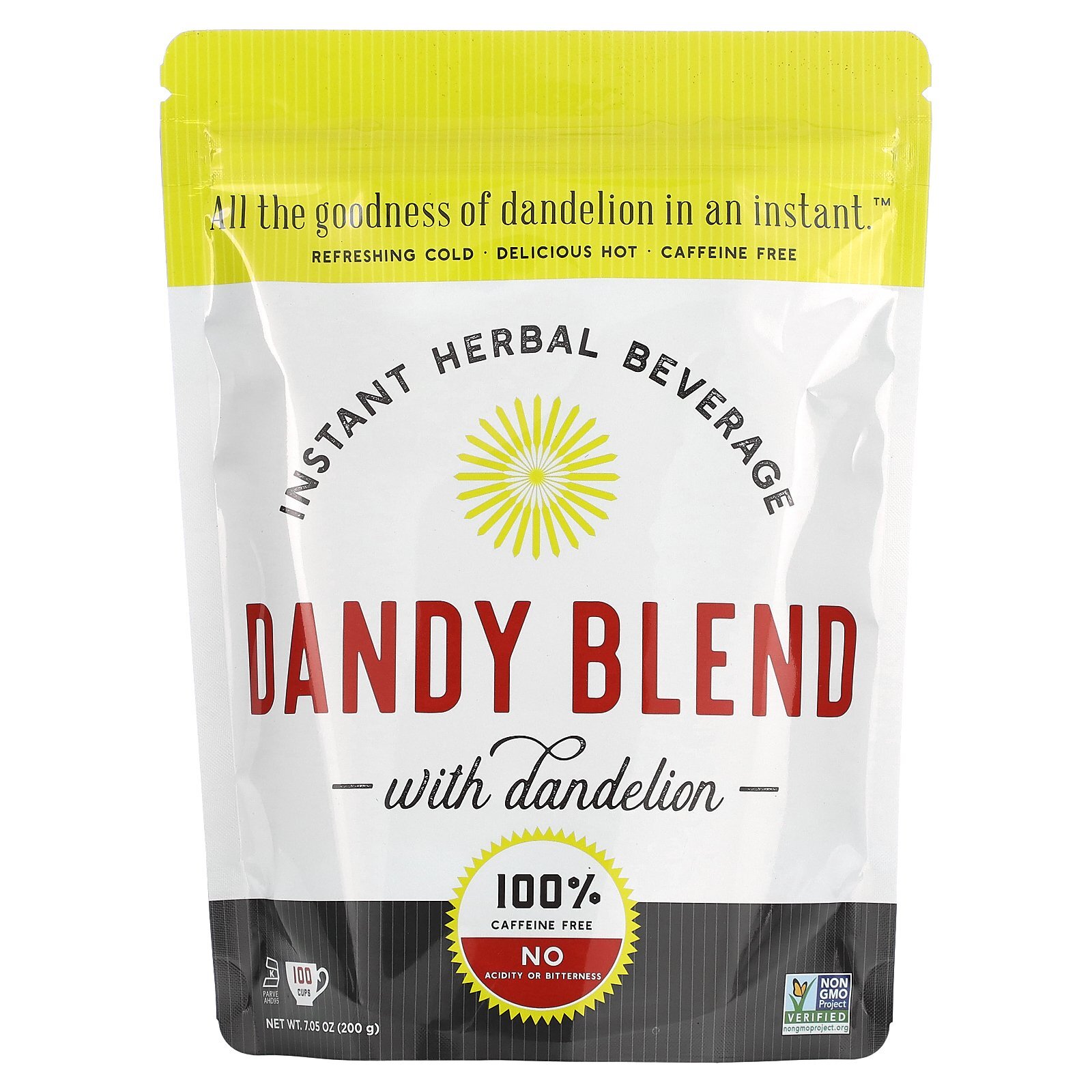 Dandy Blend, Instant Herbal Beverage with Dandelion, Caffeine Free, 7.05 oz gallery