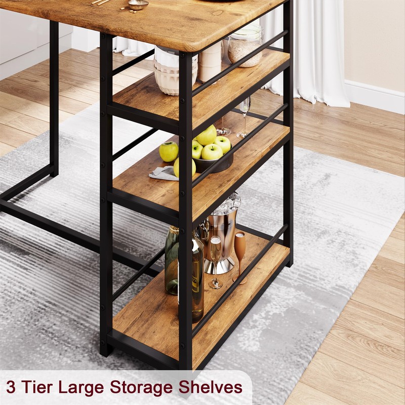Dining Table Set for 2 Kitchen Table Set with 2 Upholstered Chairs Pub Table Set gallery