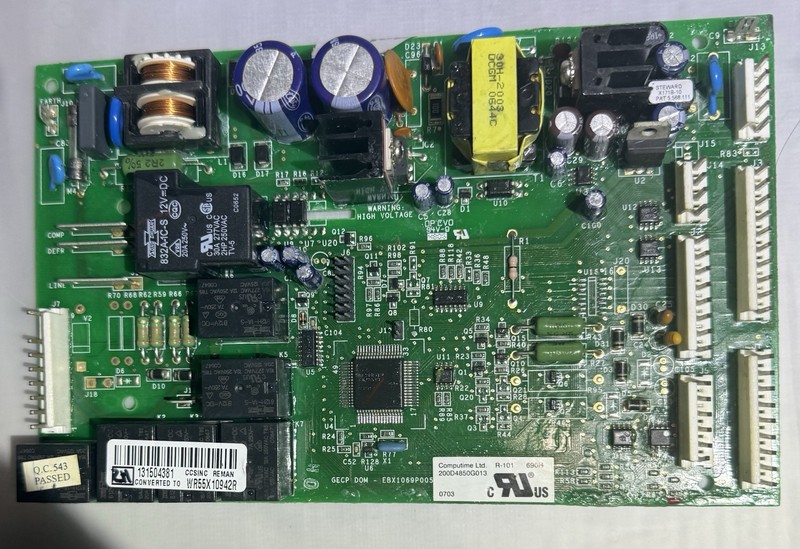 GE Refrigerator Main Control Board - Part Number WR55X10942R-200D4850G022 gallery