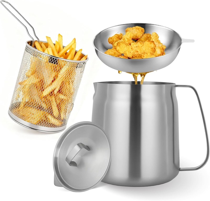 Multifunctional Oil Strainer Pot Set gallery