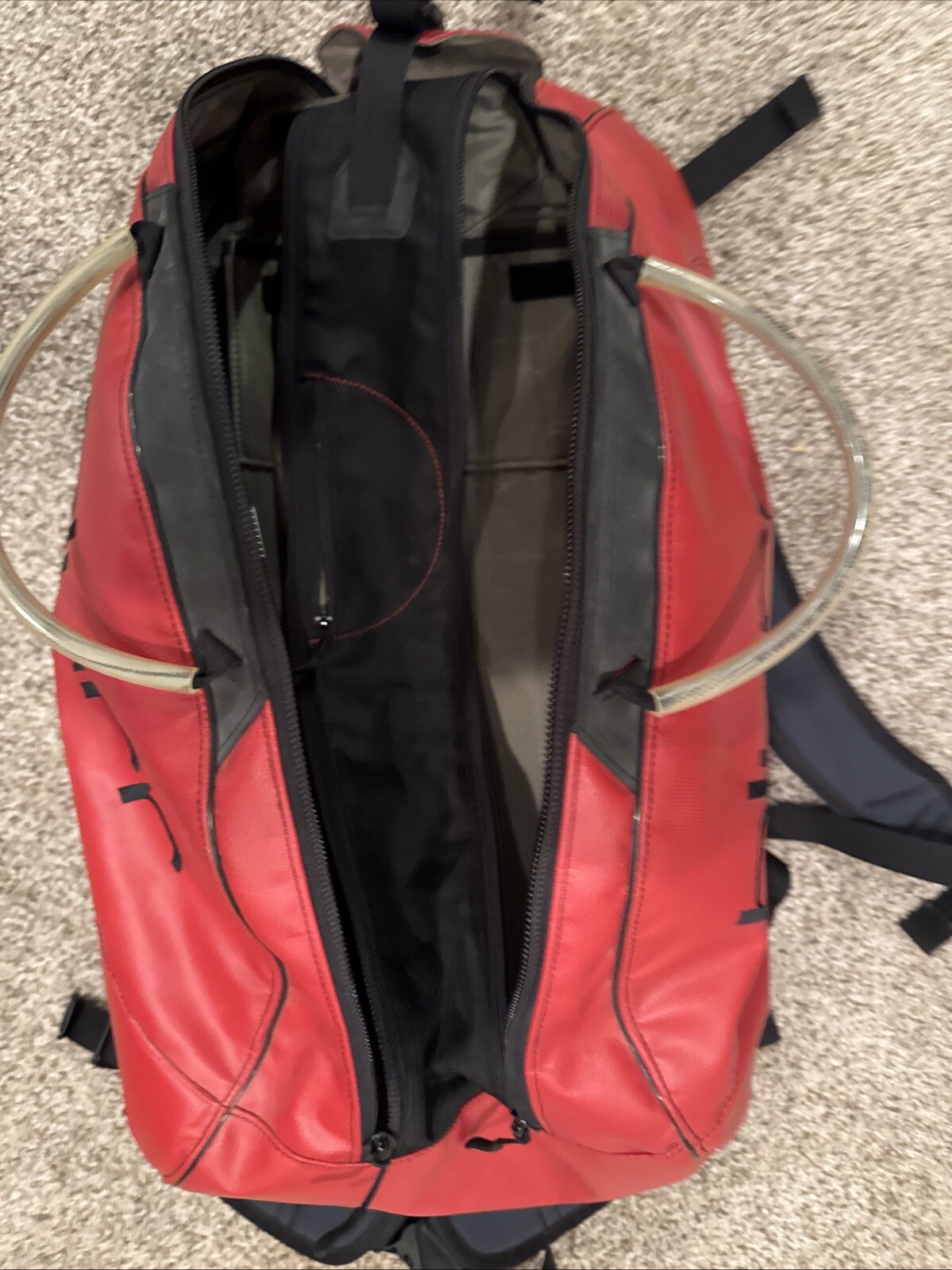 Blurr Evilution Climbing Backpack Red And Black 3