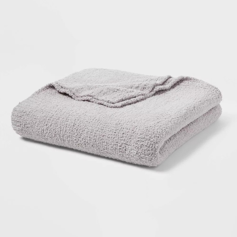 Threshold Chenille Throw Bed Blanket Oversized 92x90 Midweight gallery