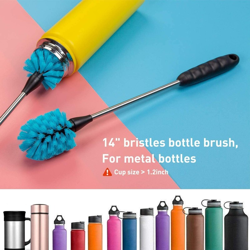 5 Pack Bottle Brush Cleaning Set，Long Handle Bottle Cleaner for Washing Narrow gallery