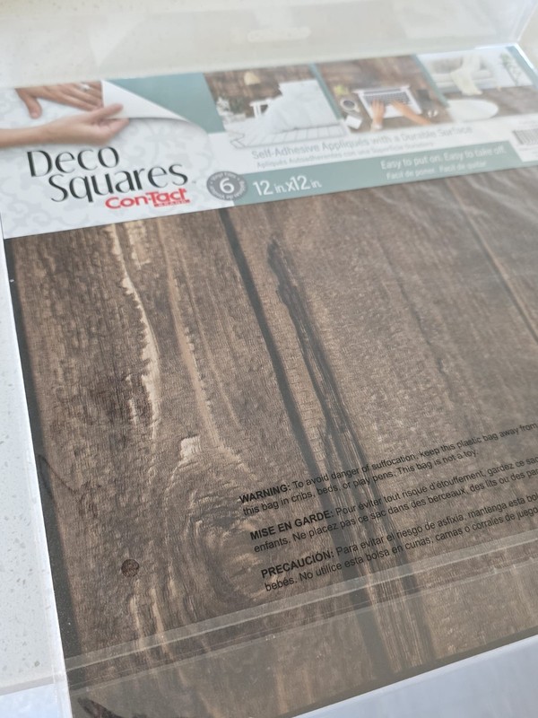 Con-Tact Brand Deco Squares (Rustic Wood Look) Lot of 10 gallery
