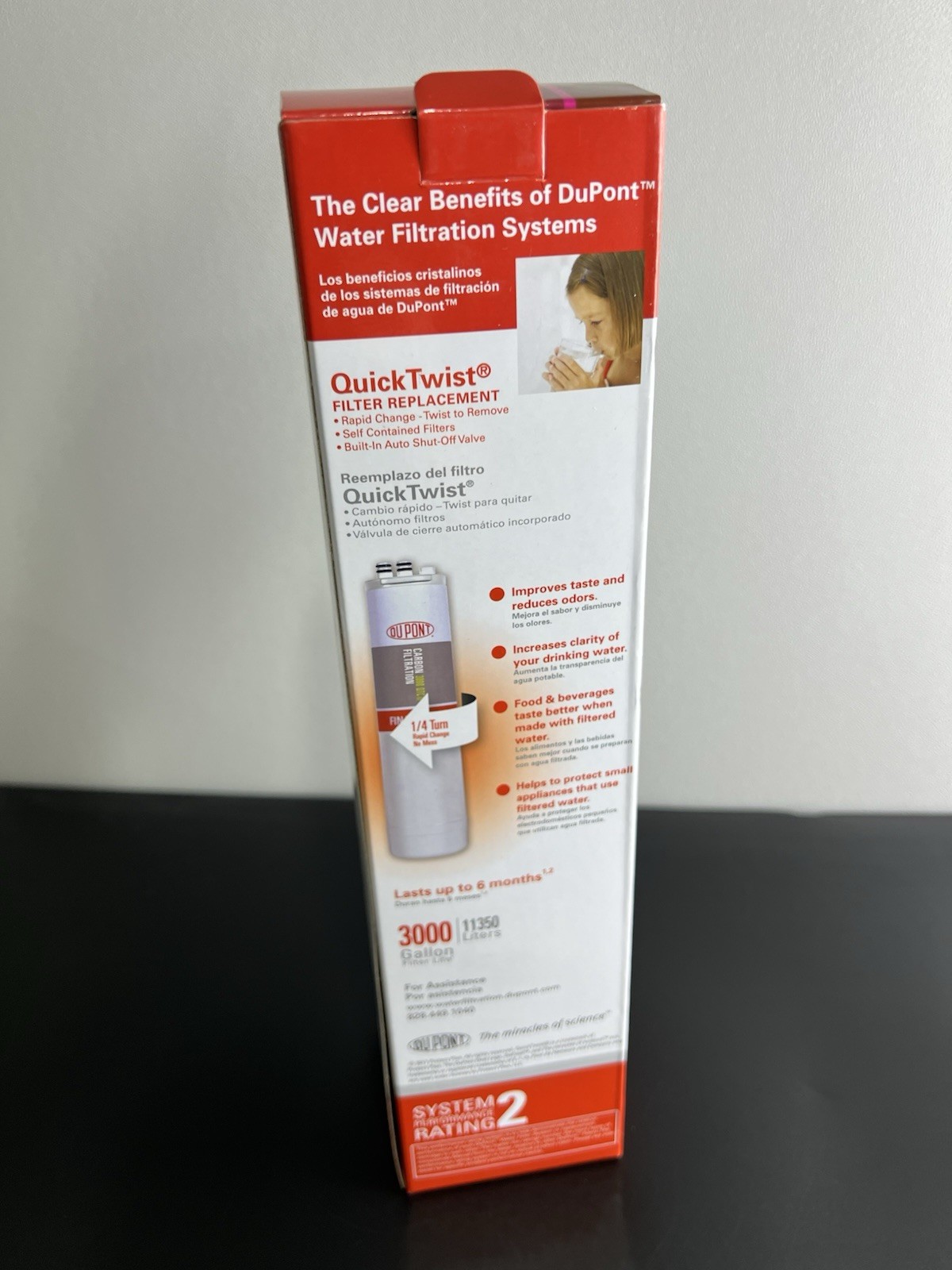 DuPont QuickTwist Water Filter Sediment 300 QT Series WFQTC3001 gallery