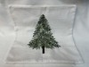 Tree Embroidered Weaved Canvas Nature 18” Throw Pillow Cover Luxury Home Decor gallery