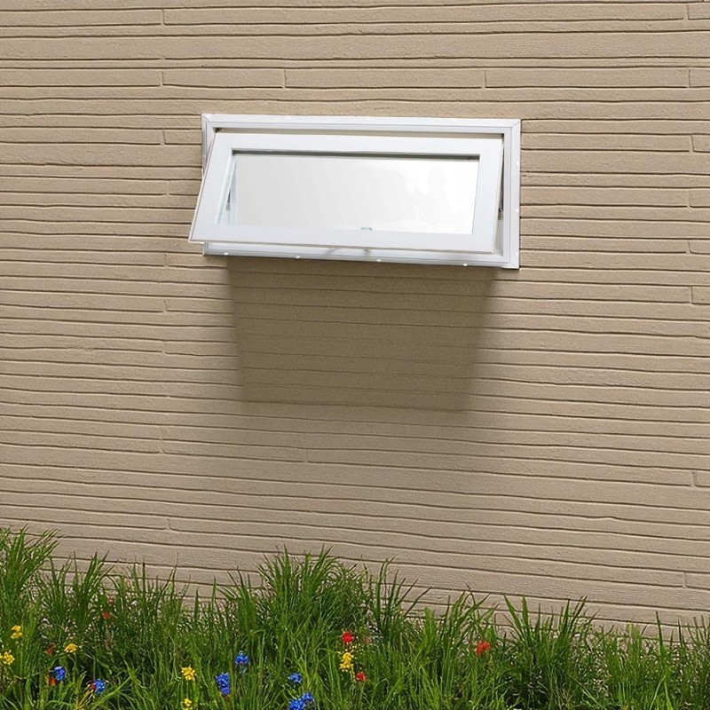 TAFCO WINDOWS Awning Window White Vinyl Double-Pane Insulated Screen 32"x14" gallery