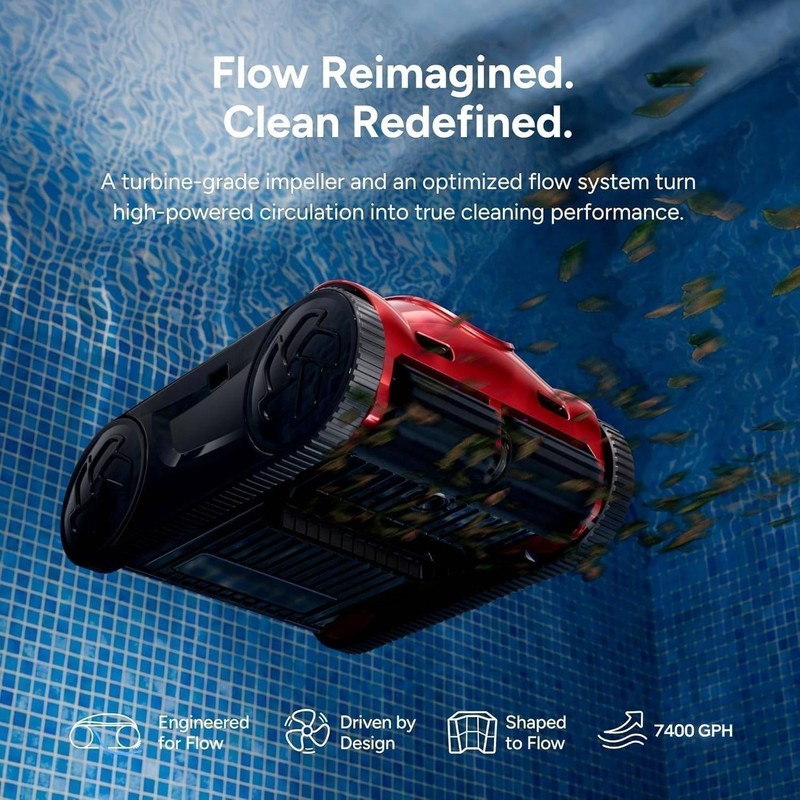iGarden Pool Cleaner K Pro 15H Runtime Cordless Robotic Pool Vacuum for Ingroud gallery
