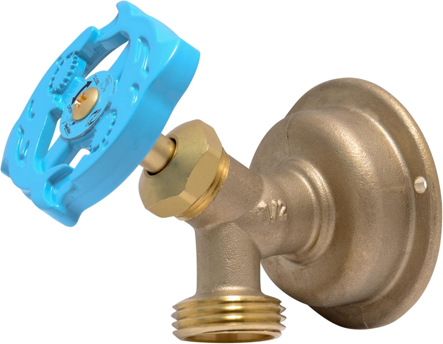1/2 X 3/4 Inch MHT 90 Degree Hose Bibb, Multi Turn, Push to Connect Brass Plumbi gallery