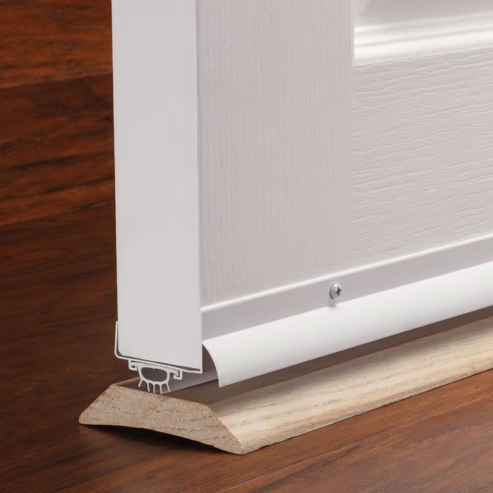 U-Shape Under Bottom Door Seal 36 in. Length, Seals 7/16" Gap, Screws Included gallery