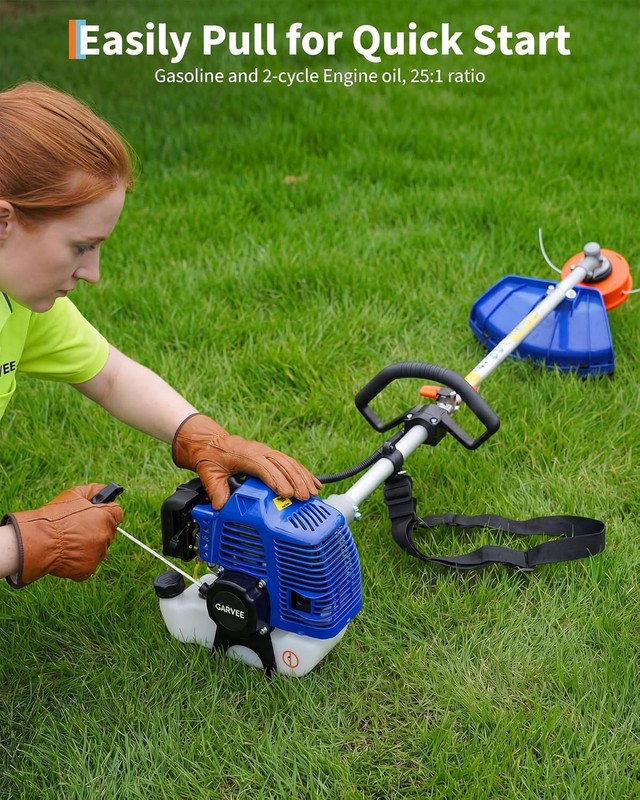 43cc/52cc Gasoline String Trimmer 2-Stroke 3 in 1 Brush Cutter Weed Eater Wacker gallery