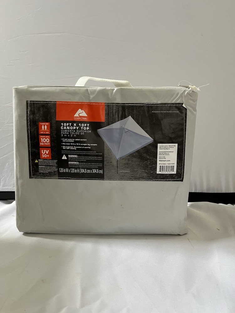 Ozark Trail 10x10 Instant Canopy Replacement Top Cover