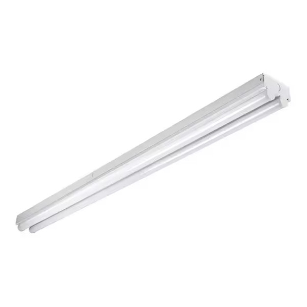 Metalux 4 ft. 2-Light Linear White Integrated LED Ceiling Strip Light with 4200 gallery