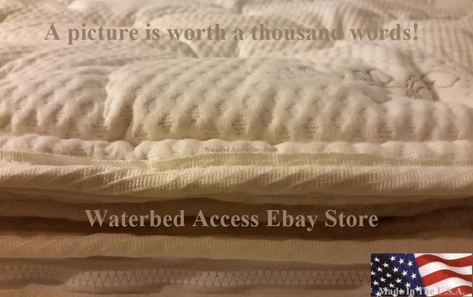 King PillowTop Zipper Cover For Softside Waterbed Mattress gallery