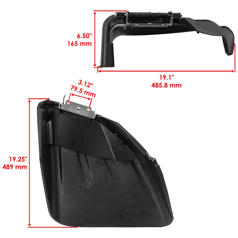 Discharge Chute For John Deere E140 E150 E160 E170 LA155 LA165 L120 L130 48" gallery