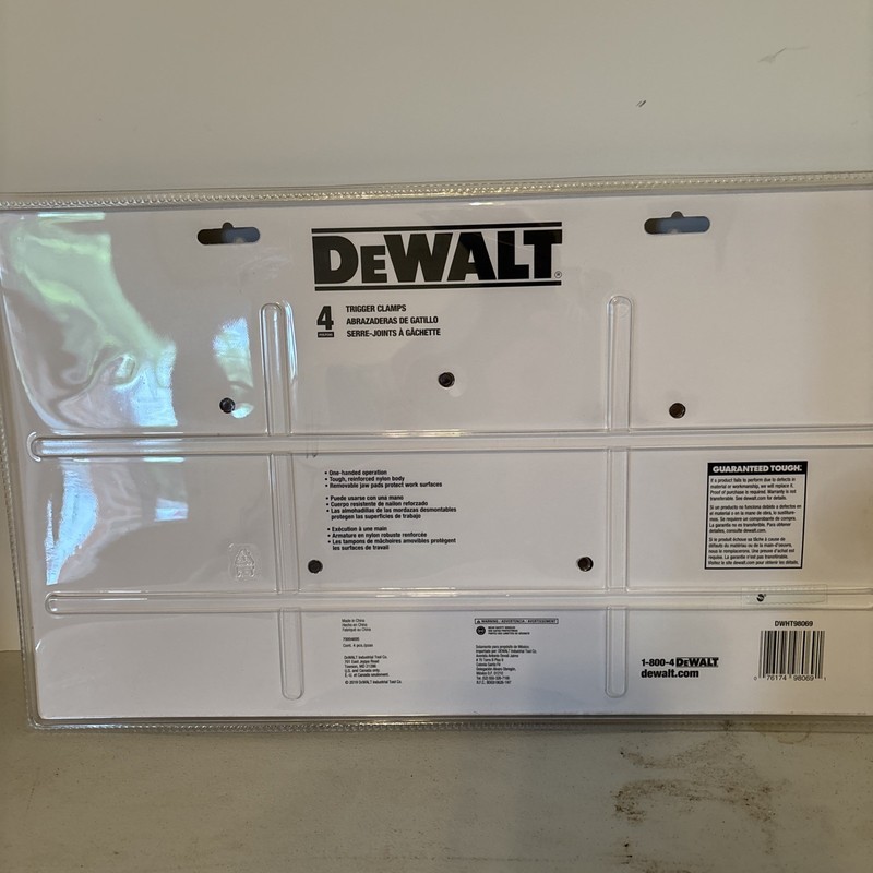 Dewalt Medium And Large Trigger Clamp Vise Set (4 Pack) gallery