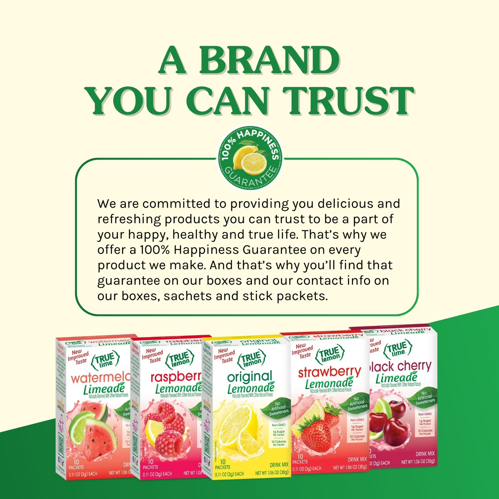 True Lemon Passionfruit Lemonade Drink Mix 10 Pack Low Calorie- Free Shipping gallery