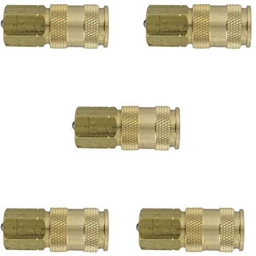 Industries Inc. 764 HI-Flo V-Style' A,M,V-Feet 1/4-Inch Brass Body, 5 Pack gallery