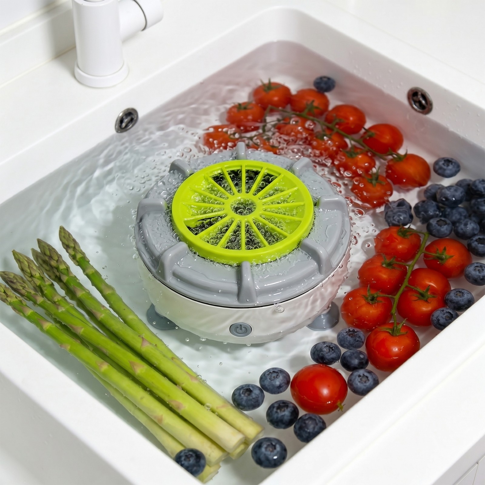 Portable Plastic Fruit And Vegetable Purifier, Hydroxyl Water Ion Cleaner Device gallery