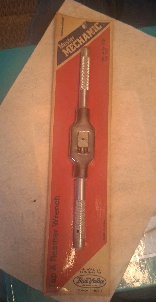 NOS TRUE VALUE MASTER MECHANIC TAP & REAMER WRENCH gallery